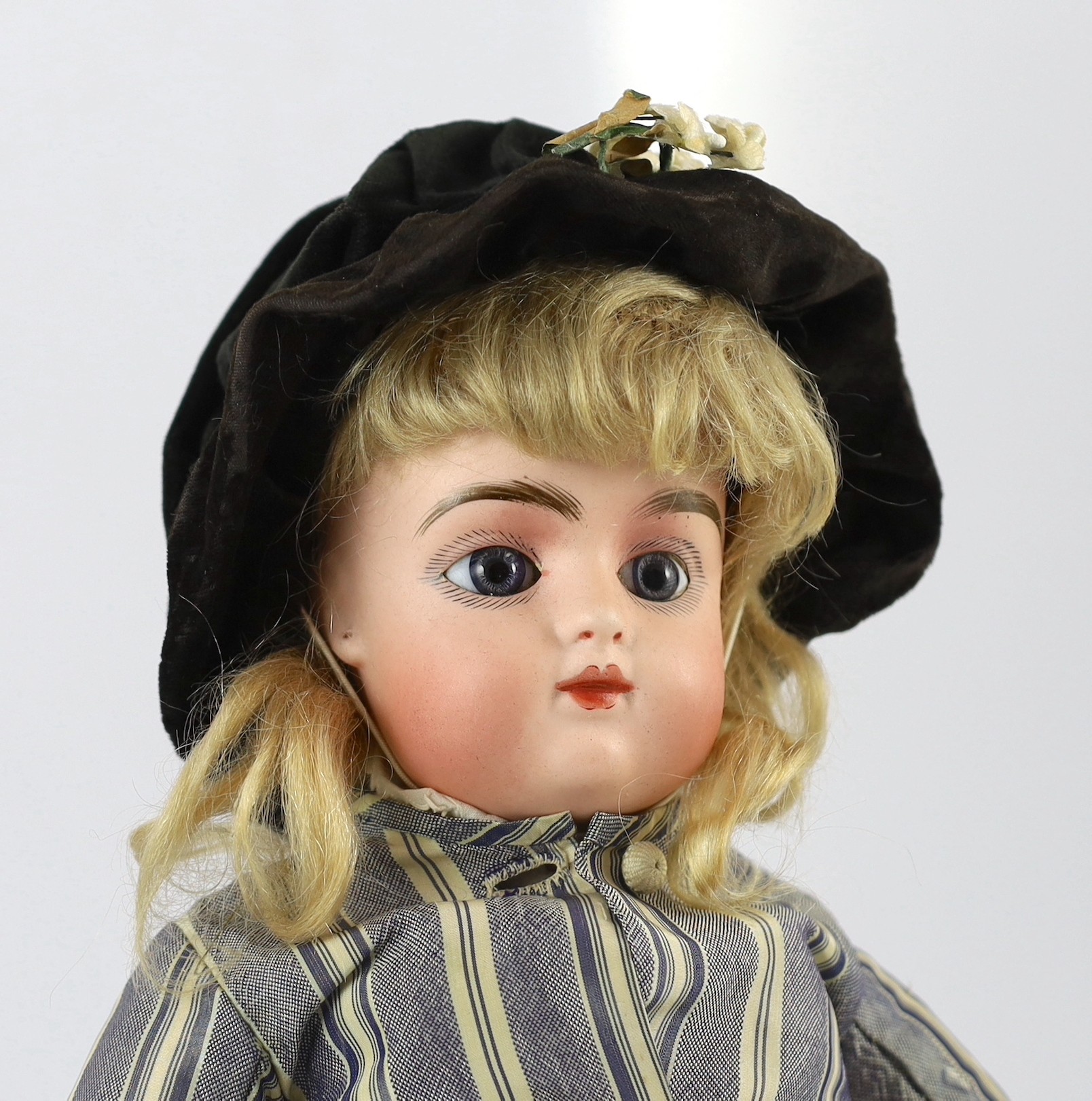 A Pintel and Godchaux bisque fashion doll, French, circa 1890, 18in.